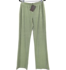 NWT ST. JOHN SPORT WILLOW Velvet Pull on Elastic Waist Straight Pants MEDIUM