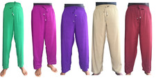 Elastic Waist Ladies Long pant Women wide leg palazzo Trouser