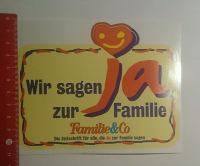 Sticker/Decal: We say yes to the family family & Co (29101611)