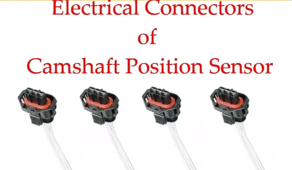 Set 4 Camshaft position Sensor With Connector Fits: GM Vehicles Suzuki 2007-2009 - Image 3 of 4