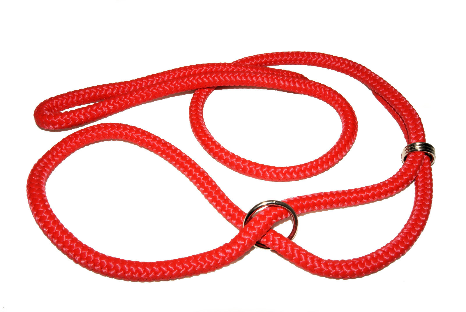 Cavezza E Guinzaglio PFIFF 102931 Rosso - Con Gancio Antipanico, Polipropilene, Regolabile - Foto 6