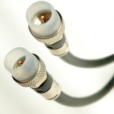 TRI-SHIELD WEATHER SEAL 18AWG Indoor Outdoor RG-6 Coaxial Cable BRASS CONNECTOR
