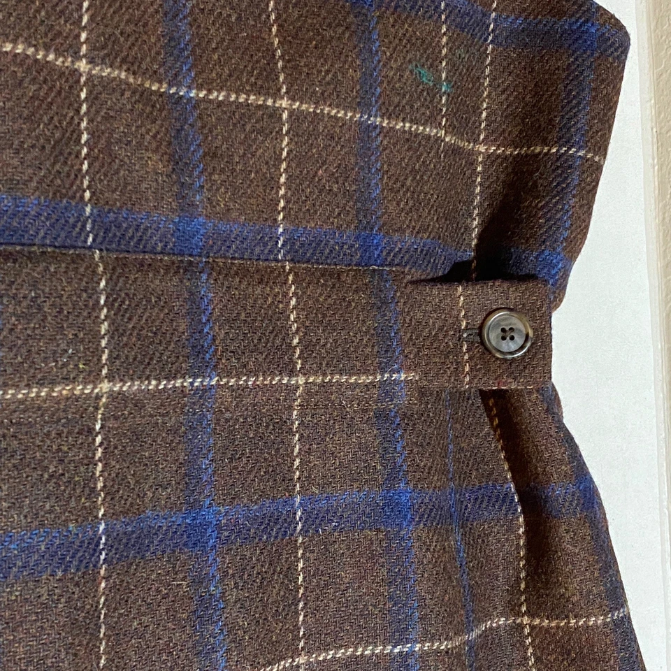 Balani Womens Custom Wool Suede Hunting Shooting Vest Sz XL Lined Personalized - Image 3 of 4