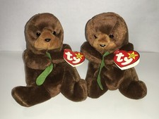 Beanie Baby Yellow Star Original Seaweed 1996 x2 