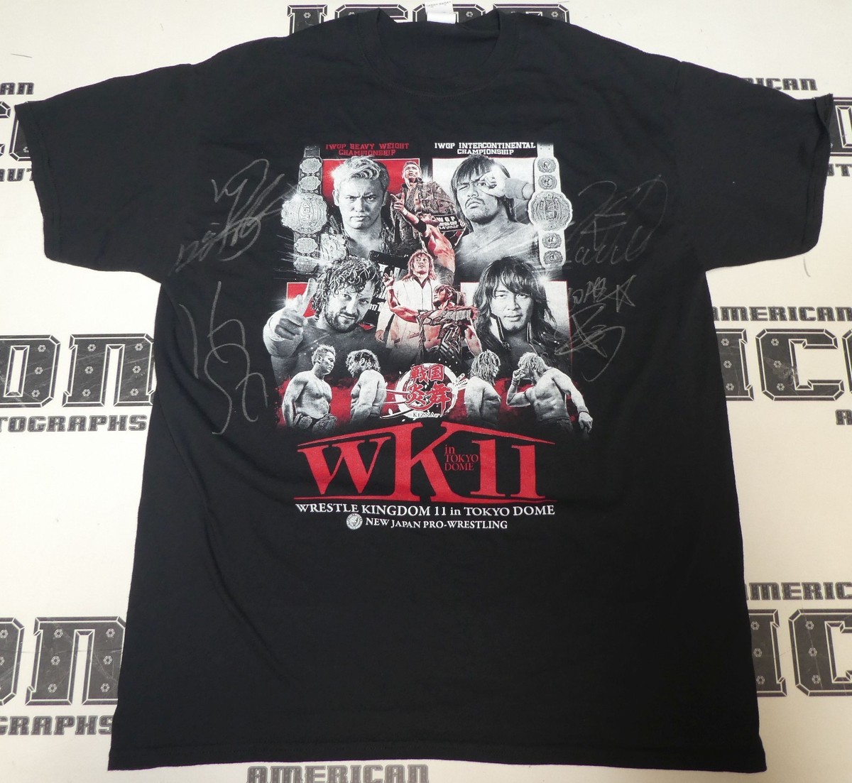 NJPW 新日本プロレス　AEW OKADA&ISHII CHAOS　Tシャツ 7月17日（日）札幌G1前夜祭から発売!!CHAOSロゴが刷新!!『オカダ