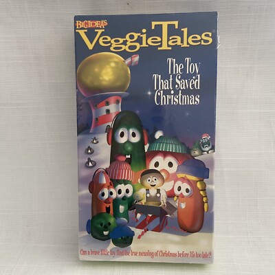 VeggieTales - The Toy That Saved Christmas (VHS, 1998) New Sealed