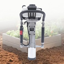 4 Stroke 37.7CC Gas Powered Post Driver Fence Pile Driver Hammer Push Pile Kit
