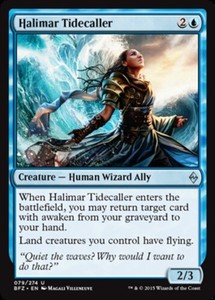 Halimar Tidecaller x4 - Battle for Zendikar - NM-Mint, English - Battle for Zend