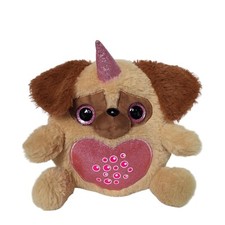Peluche Zuru Unicornio Cachorro Perro Ojos Brillantes Orejas Flojidas Peluche 10"