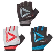 Image of Reebok Training Gloves Weight Lifting Padded Gym Workout Bodybuilding Fitness