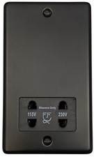 G&H Standard Plate Matt Black CFB3-PB Light Switches, Plug Sockets, USB, Dimmers
