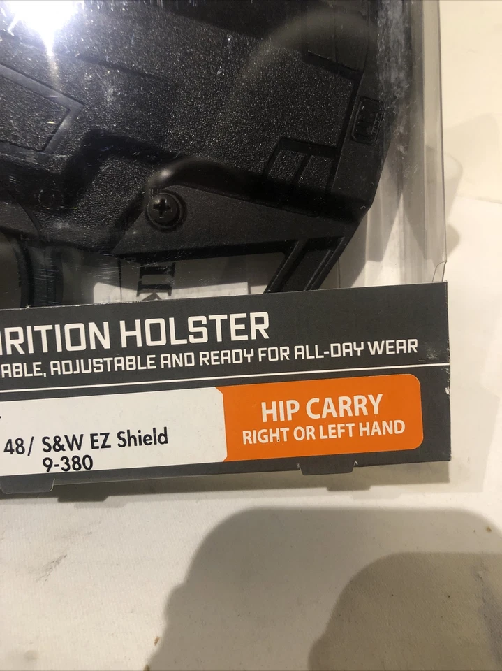 Uncle Mikes Apparition Belt Holster Glock 48/SW Ez Sheild Black Ambi 79076 - Image 3 of 4