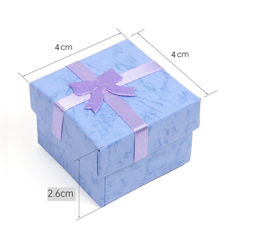 48 Pcs Jewelry Box Cardboard Storage Case Ring Necklace Organizer