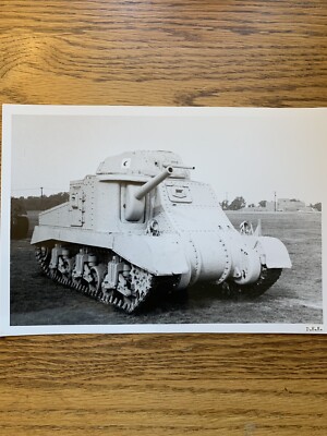 Original Military Photo British M3 Grant Tank Aberdeen Proving 
