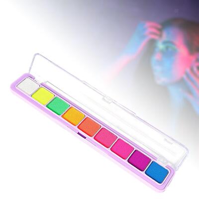 Gesicht Körper Farbe Leuchtende Gesichtsmalerei Make-up Set für Halloween Bühne Erwachsene