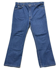 Vintage 90  s Levis 517 Orange Tab Medium Wash Denim Jeans Mens 42X30 Made In USA