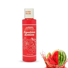 Emotion Lotion Watermelon Flavored Warming Massage Lotion Oil Lube Lubricant 4oz