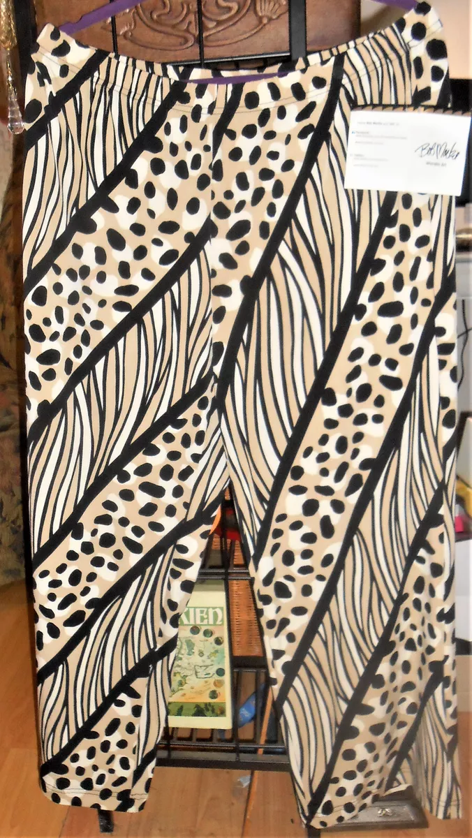 Bob mackie wide leg cheap pants