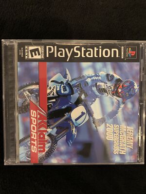 Jeremy McGrath-Supercross 2000 PLAYSTATION (PSX) Racing / Driving (Video Game)