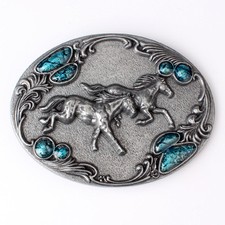 Horse Belt Buckle Western Cowboy Native American Motorcyclist HRS-07-S 