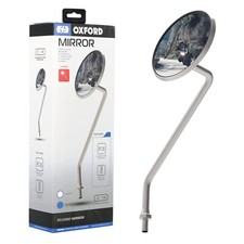 Oxford Motorcycle Mirror Dlx Chrome Right Motorbike 10mm RH Thread E-Marked