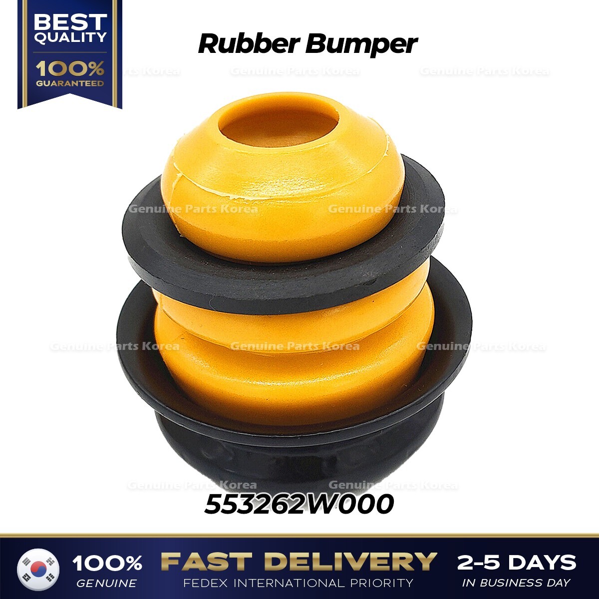 ⭐Genuine⭐ Rubber Bumper 553262W000 for Hyundai Santa Fe Kia