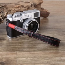 Handmade Cowhide Camera Wrist Strap Rope Hand Lanyard Fit For Leica Sony Olympus
