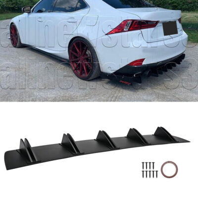 For Lexus IS200 IS350 IS250 IS400 Rear Lower Splitter Lip Bumper Diffuser CAO