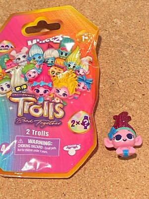 Trolls Band Together Mineez Baby Poppy Glitter (Rare) *NEW/No Package* DTB