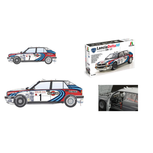 1/43 LANCIA DELTA Integrale 16V Martini Winner Monte Carlo Rally 1990 D