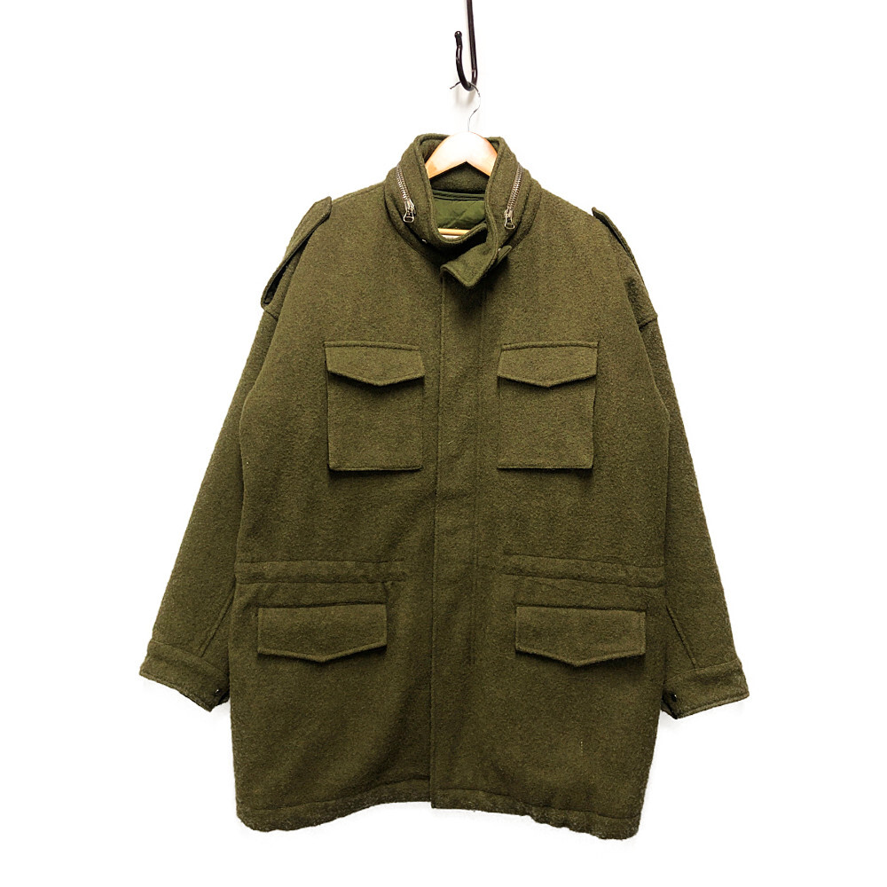 READYMADE Oversized wool field jacket with liner olive 1 Genuine 