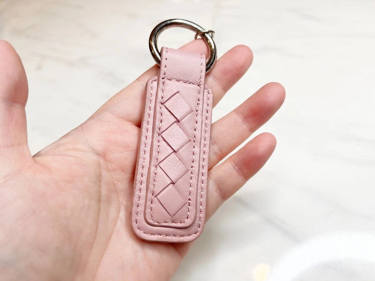 Bottega Veneta® Women's Intreccio Key Ring in Taupe Grey. Shop online now.