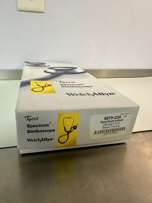 Welch Allyn spectrum stethoscope 5079-224 black tubing infant