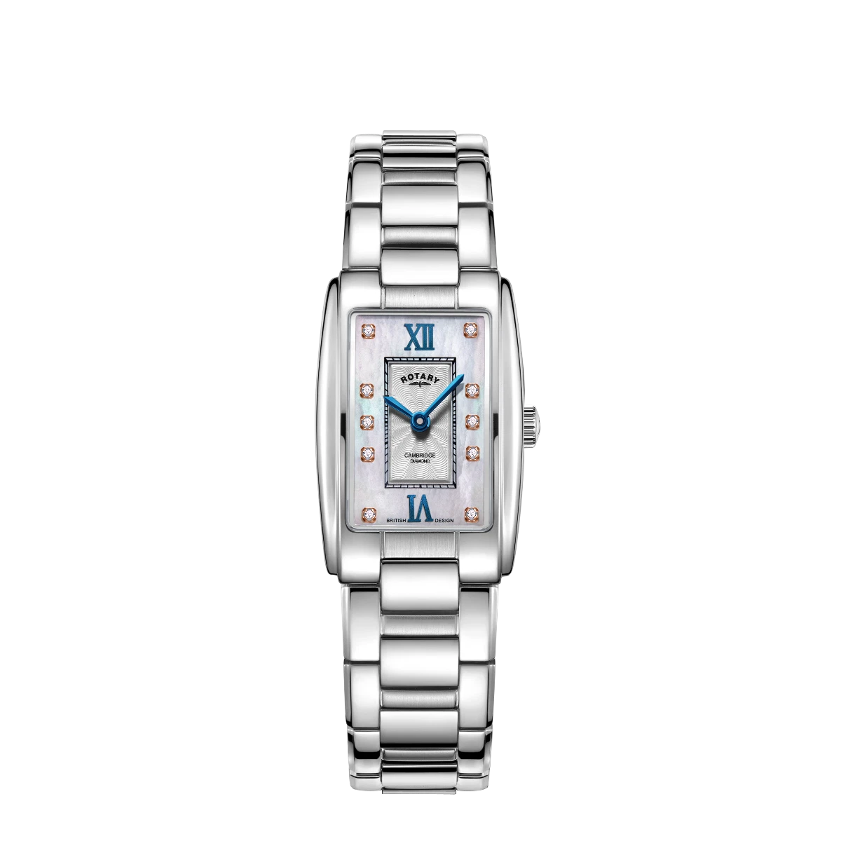 Rotary Ladies Watch Mother of Pearl Dial and Silver Bracelet