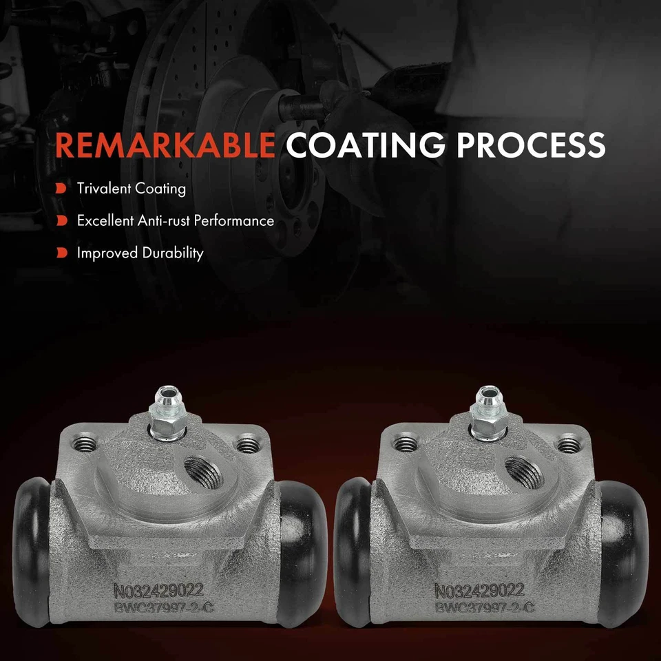 2 цилиндра заднего барабанного тормоза для Ford Contour Mercury Cougar Mystique 95-00 - Изображение 3 из 4