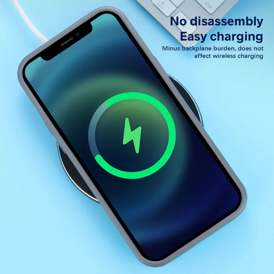 Silicone Bumper Frame Heat Dissipation Case For iPhone 15 Pro Max 14 13 Cover - Image 3 of 4