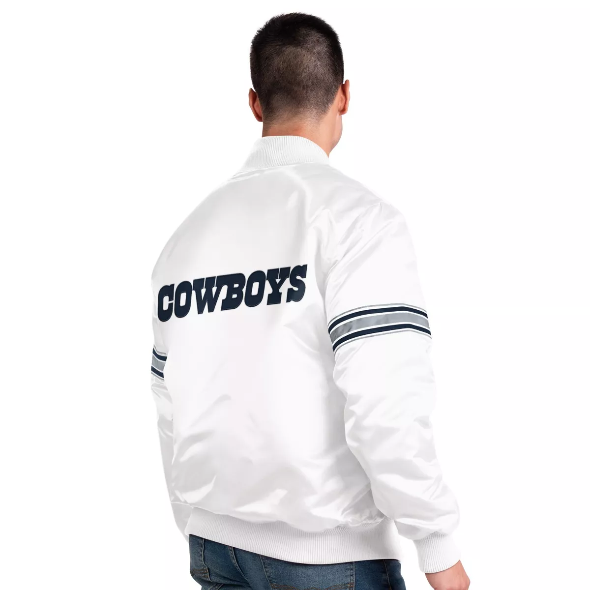 Dallas cowboys white jacket sale