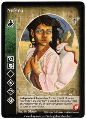Neferu Followers of Set (The Ministry) Kindred Most Wanted V:TES VTES CCG
