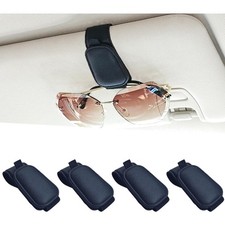 4 Packs Magnetic Sunglass Holder for Car Visor - Sunglasses Clip for Differen...