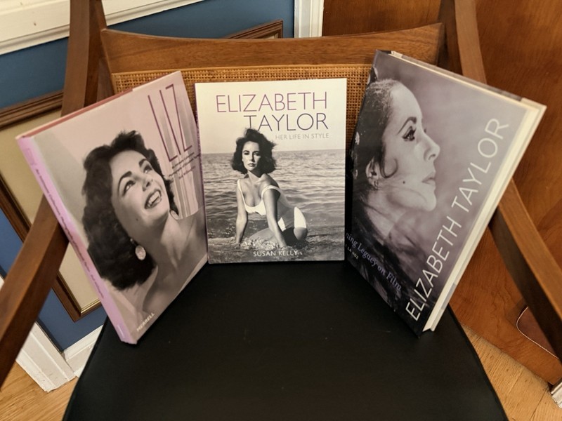 Lot Of Three Beautiful Elizabeth Taylor Books Highlighting Her Life In Photos
