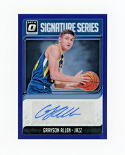 GRAYSON ALLEN 2018-19 Panini Donruss Optic Signature Series Purple Auto Rc #GAL