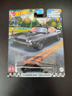 Hot Wheels 1970 Dodge Hemi Challenger Boulevard #83 Sammlerstück Diecast (HKF25)