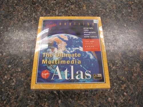 Virgin's One Tribe The Ultimate Multi-Media Atlas CD-Rom Macintosh NEW Sealed