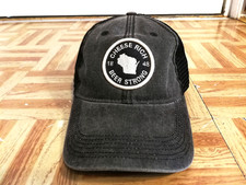 Cheese Rich Beer Strong Wisconsin 1848 Trucker Hat Legacy Cap Mesh Adj Snapback