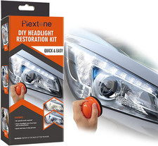 Professional Headlight Restoration Kit DIY Headlamp Brightener Car Care Repair K