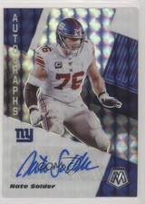 2020 Panini Mosaic Auto Mosaic Nate Solder #AM12 Auto 03xg