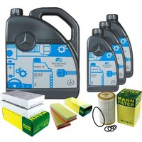 Inspektionspaket 8L MB 5W-40 229.5 FüR Mercedes W251 V251 R 350 X164 GL 500