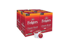 Folgers Classic Roast Coffee, Medium roast, 96ct. Free Shipping
