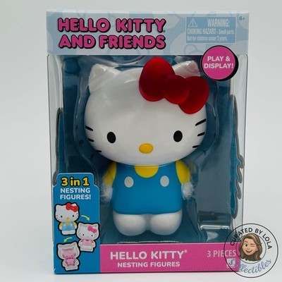 Hello Kitty & Friends    Nesting Figures 3pcs Jazwares Sanrio NIB Kawaii Gift