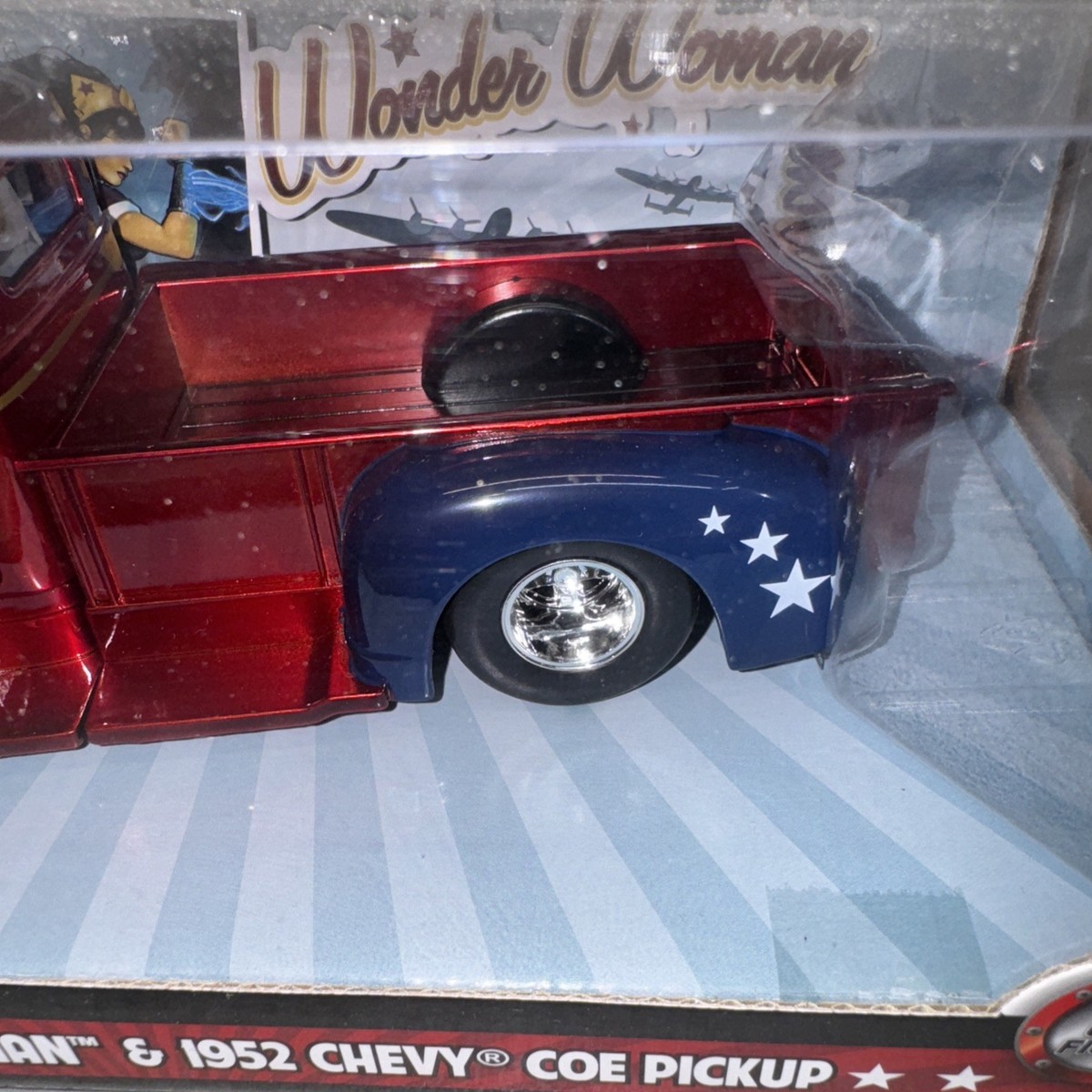 1952 Chevrolet Coe Pickup Truck W Wonder Woman DC Comics